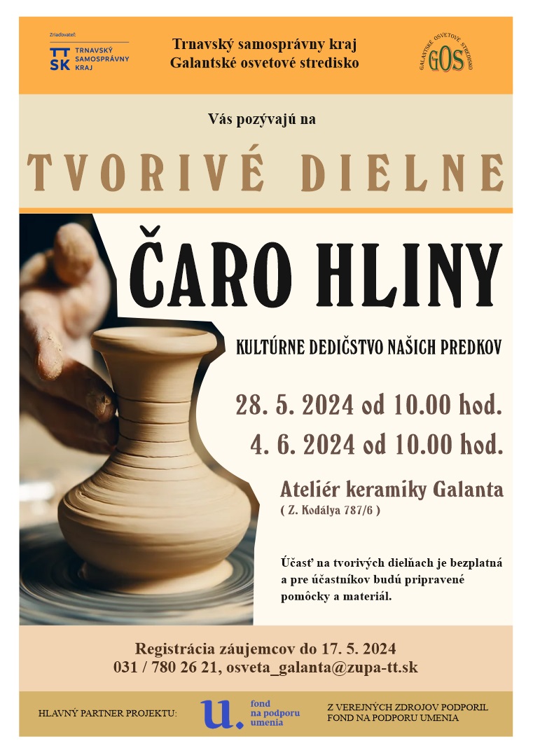 Čaro hliny 2024 - tvorivé diene
