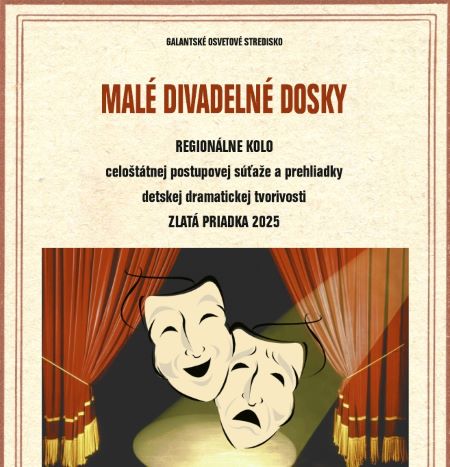 Malé divadelné dosky 2025