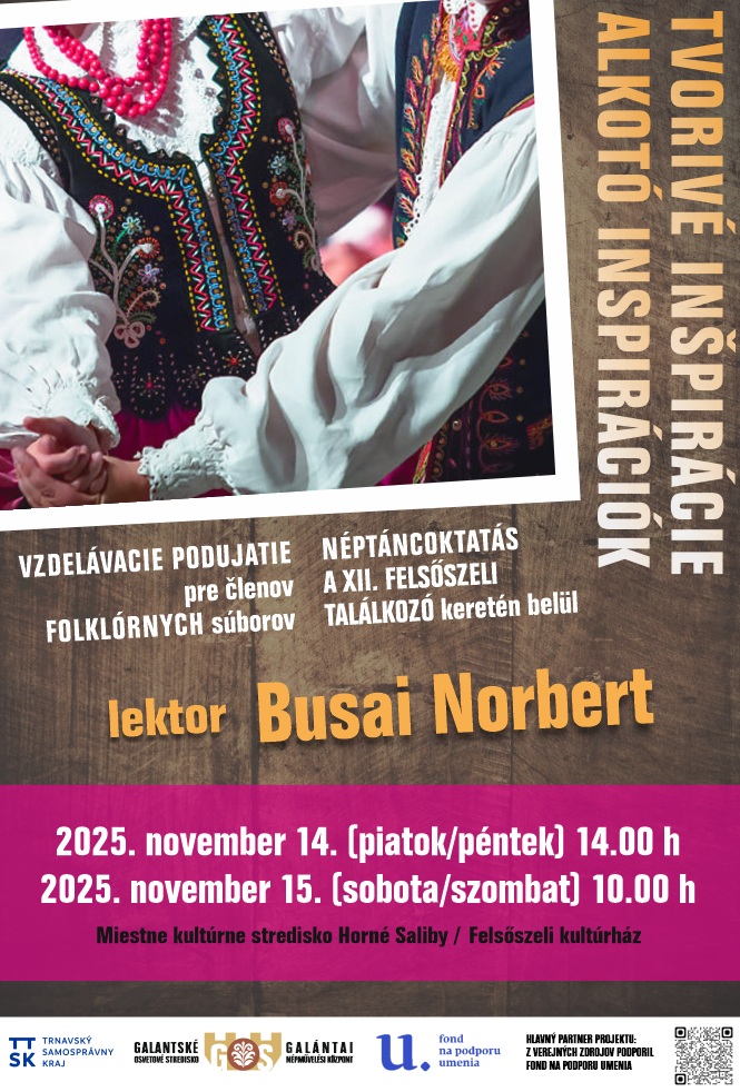 Tvorivé inšpirácie - vzdelávacie podujatie z oblasti folklóru